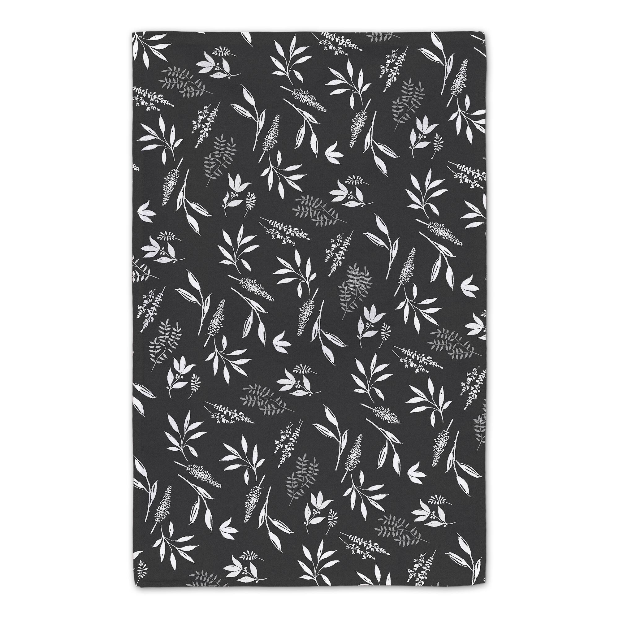 Monochromatic Marigold Tea Towel Set